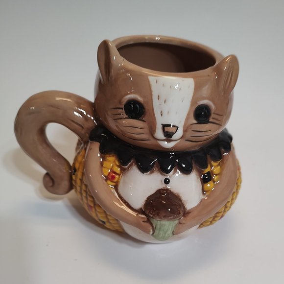 Harvest Critter Squirrel Mug - Johanna Parker - Picture 1 of 4